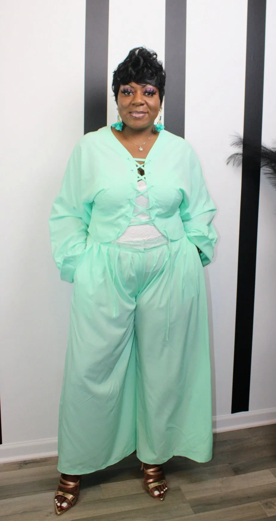Mint To Be Two Piece Set