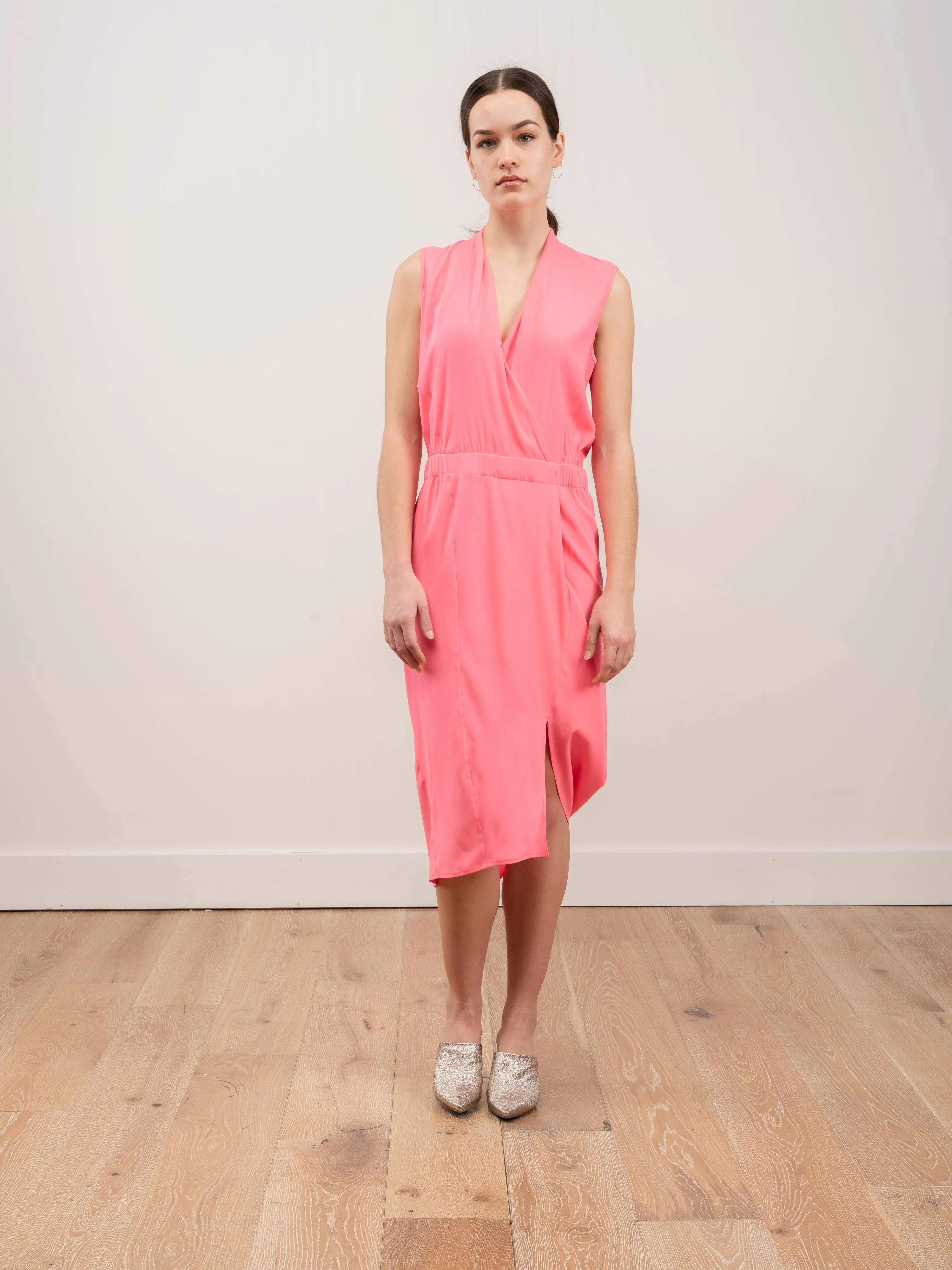 mio dress - neon rose