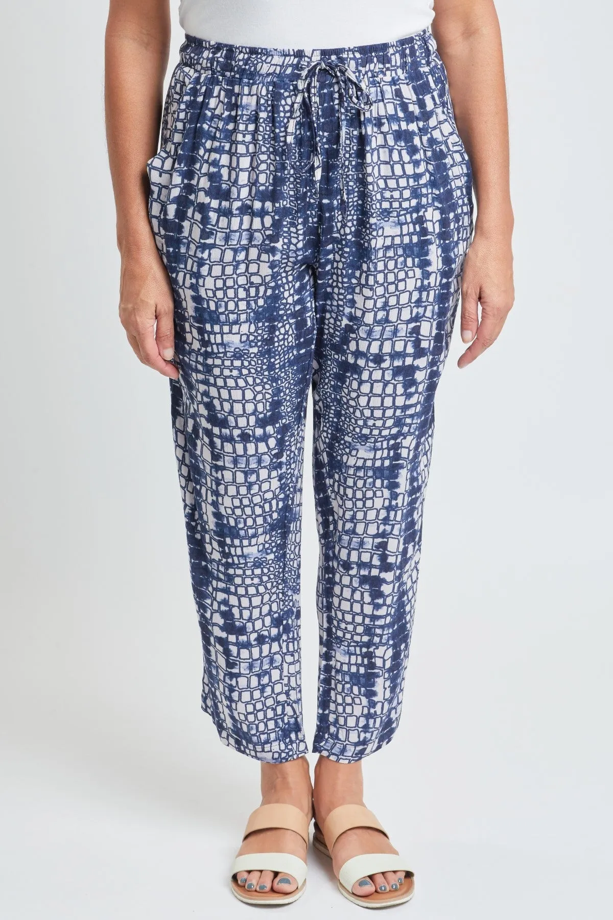 Missy Straight Tapered Drawstring Waistband Pants , Pack Of 6