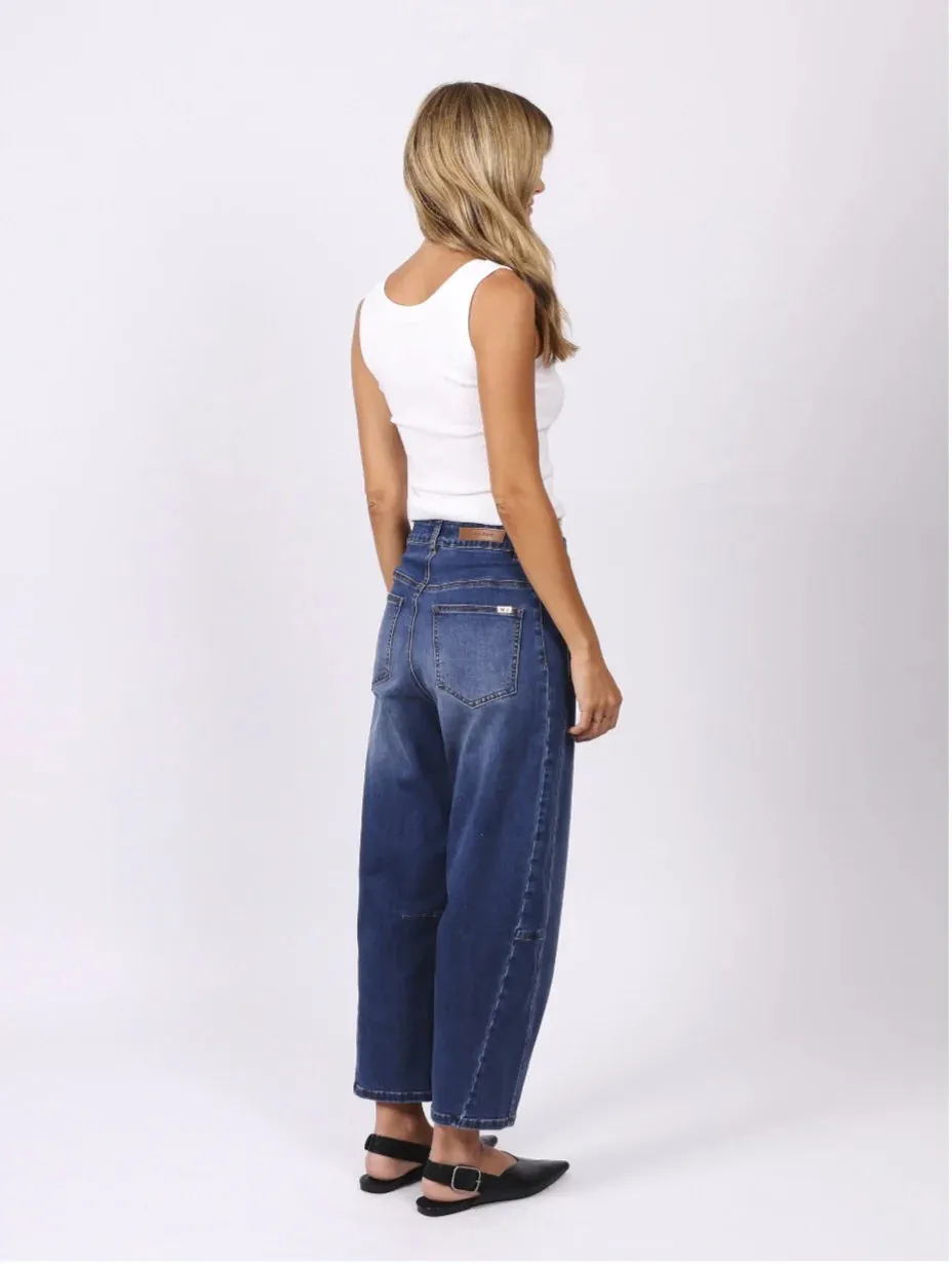 MONACO DENIM TONI BARREL JEANS