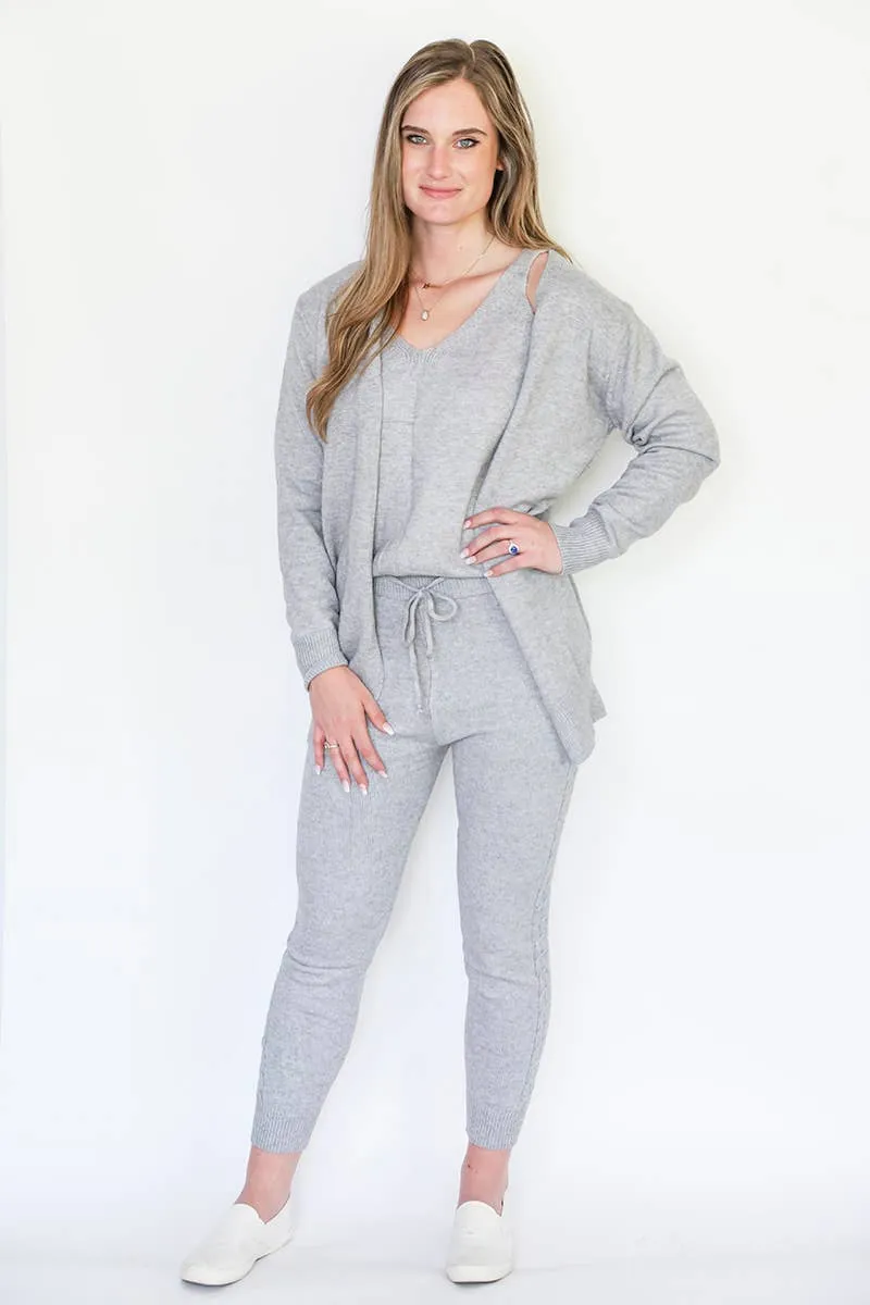 Monroe Cardigan/Jogger Set