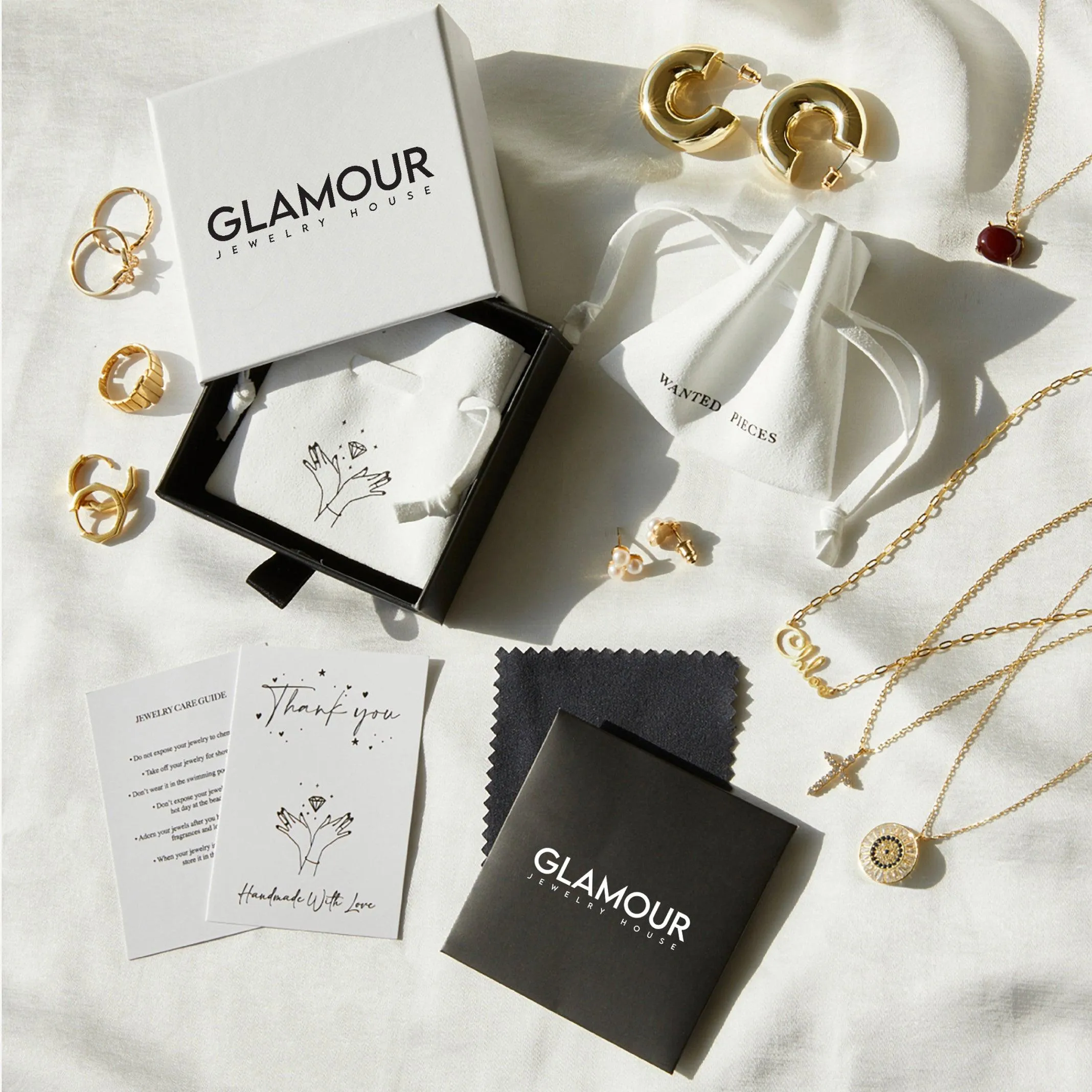 Name Necklace with Snake Chain - 18K Gold Vermeil