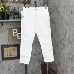 Nautica Womens Tencel Stretch Ankle Pant 1387342 White 4/27