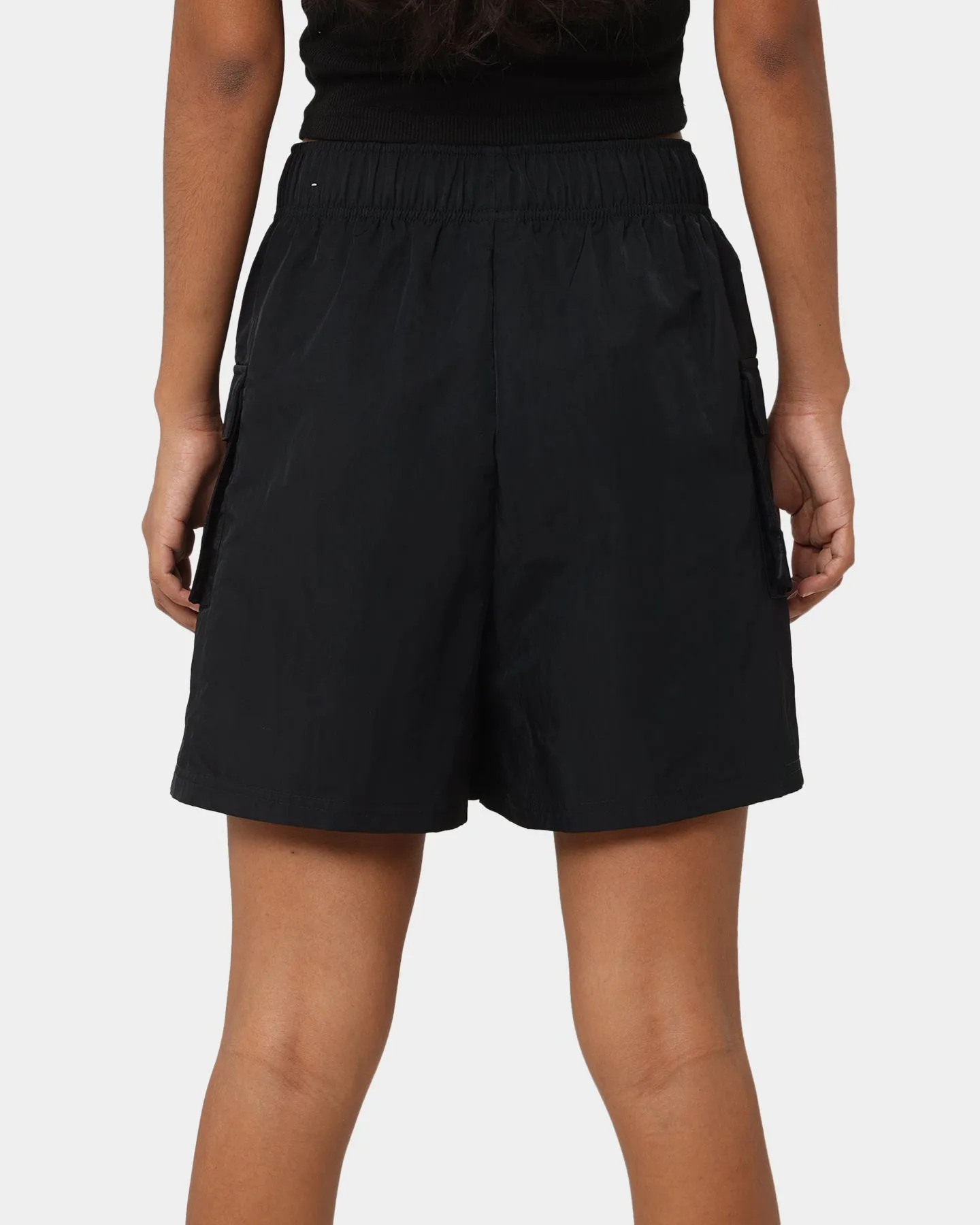 Nike Women's Nike Essential Woven High-Waisted Shorts Black/White