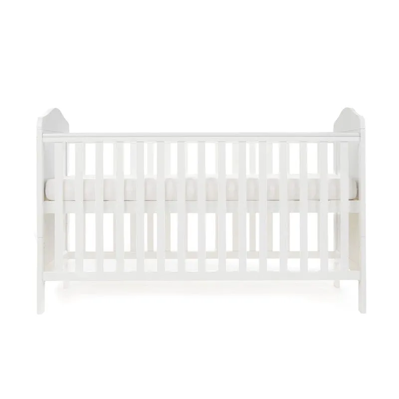 Obaby Whitby Cot Bed -White - Direct Delivery