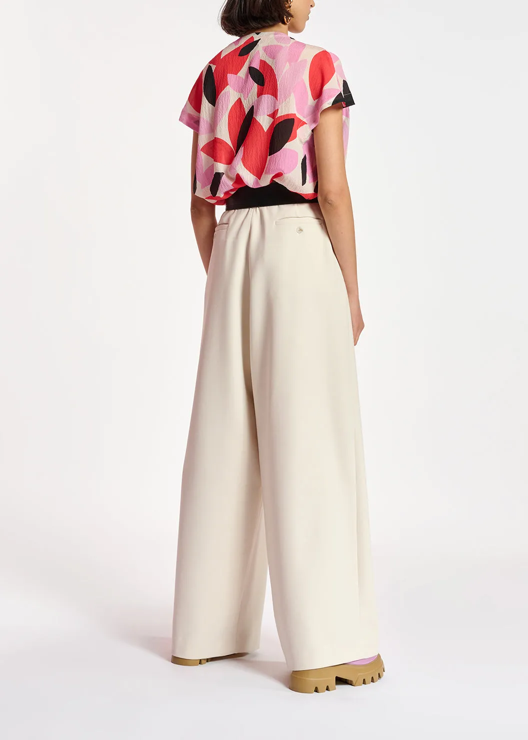 Off-white wide-leg pants