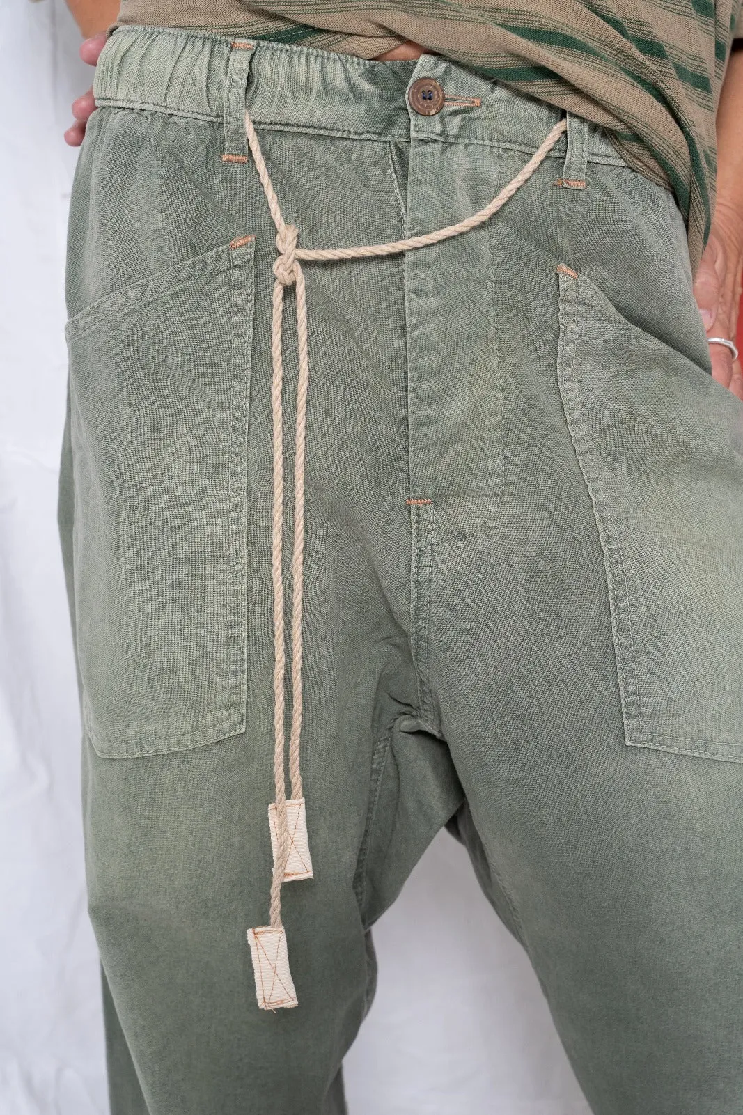 P63 Fatigue Hemp/Organic Cotton Sunfaded Olive Army