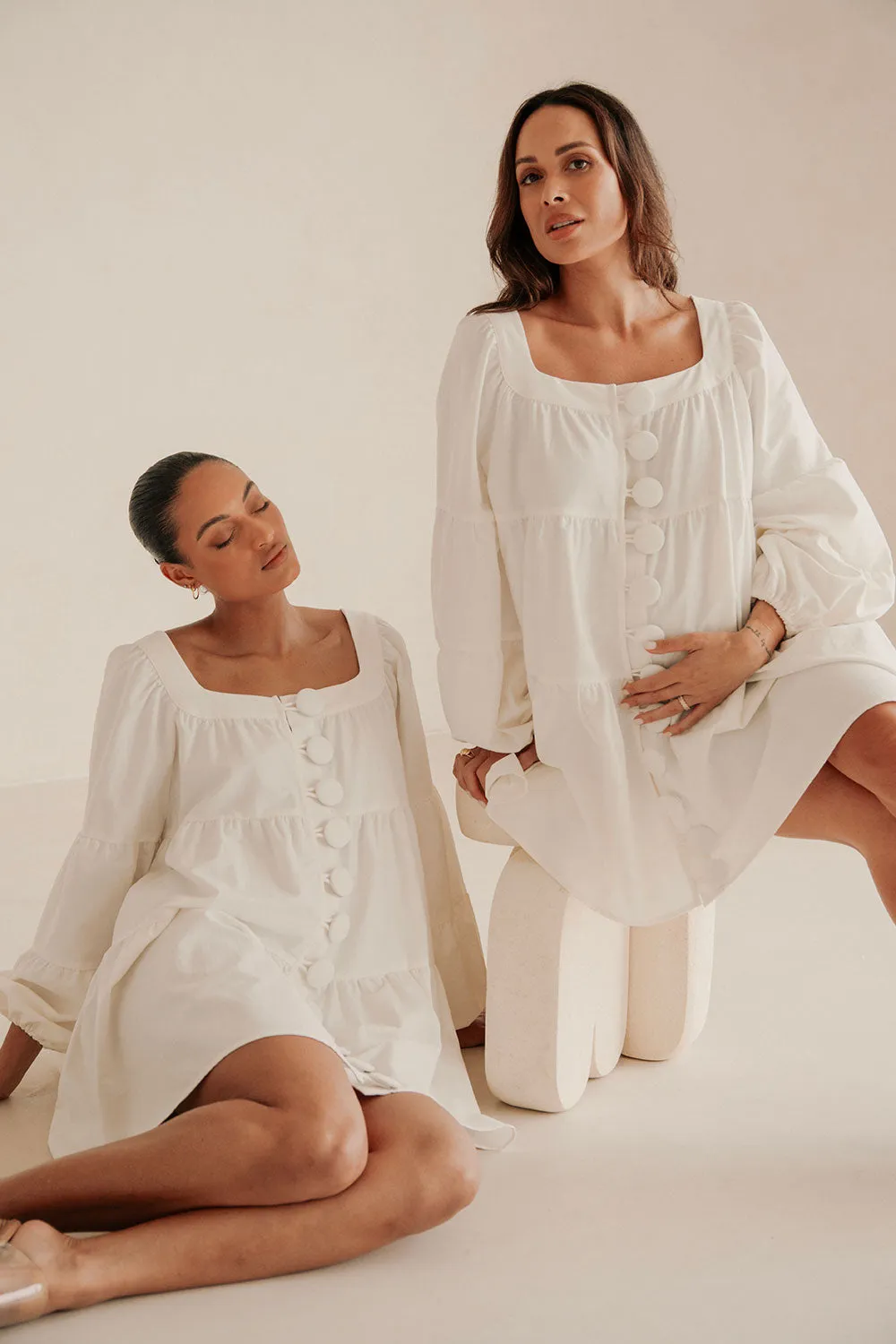 Palmer Dress - White