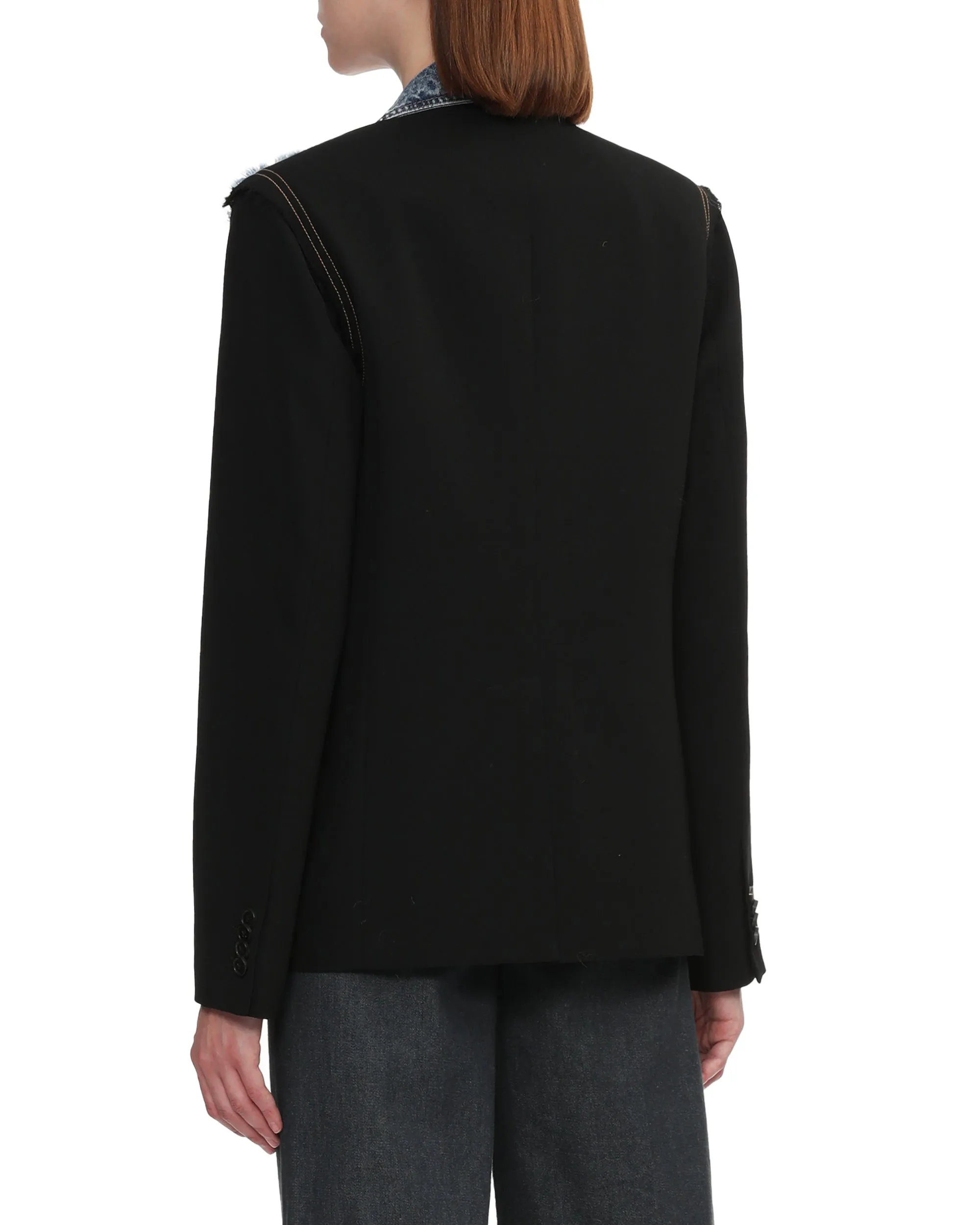 Patched blazer