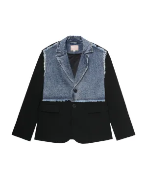 Patched blazer