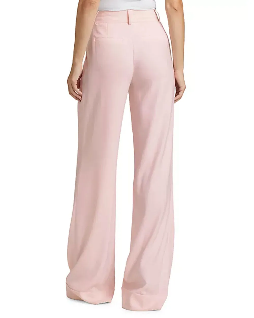 Pearl Blush Tomasa High-Rise Cuff Pant