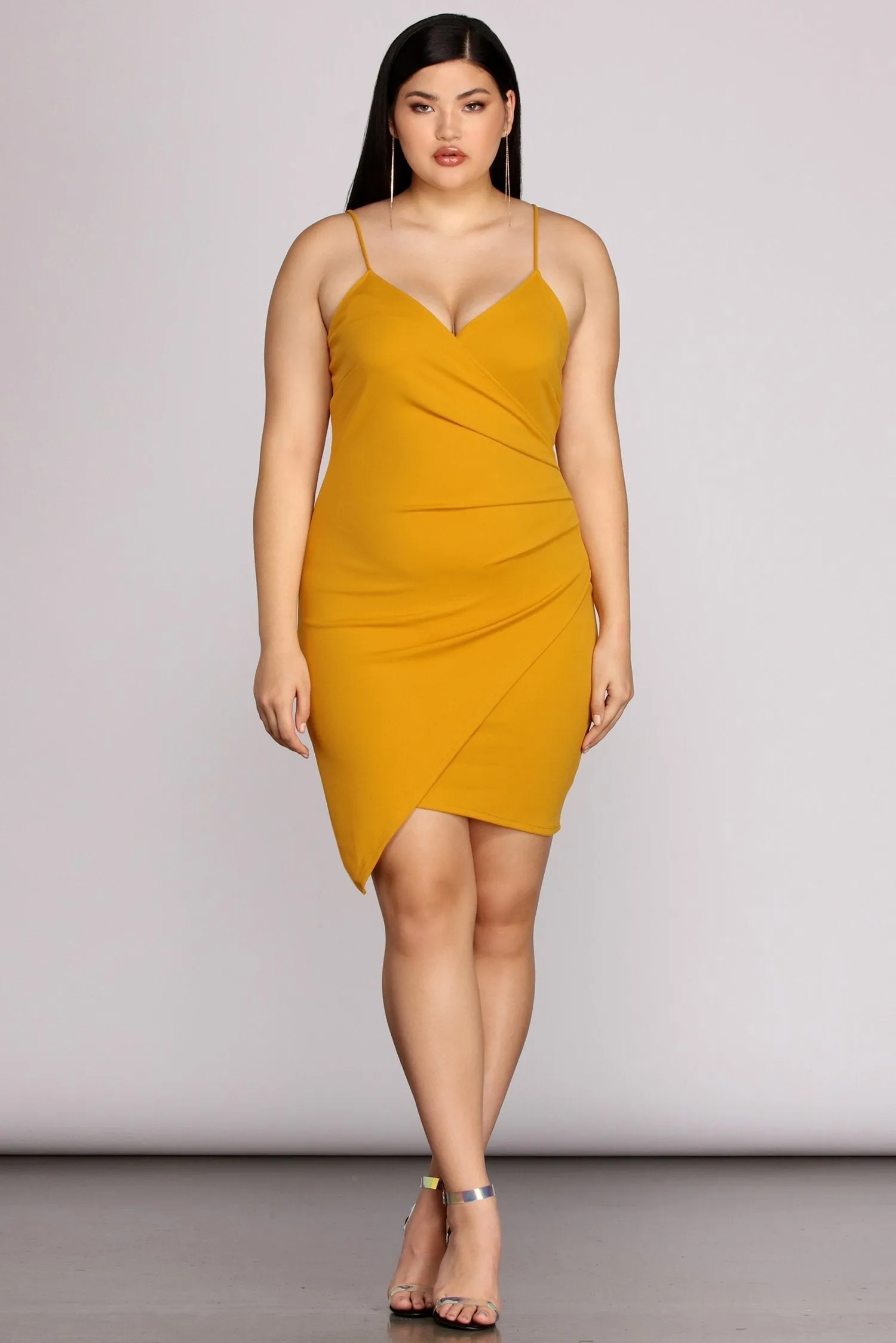 Plus Strappy & Charming Stunning Mini Dress
