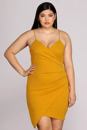 Plus Strappy & Charming Stunning Mini Dress