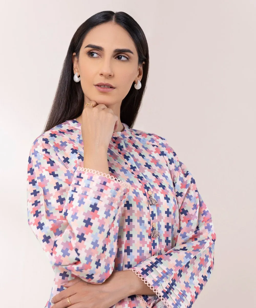 Printed Lawn Shirt
