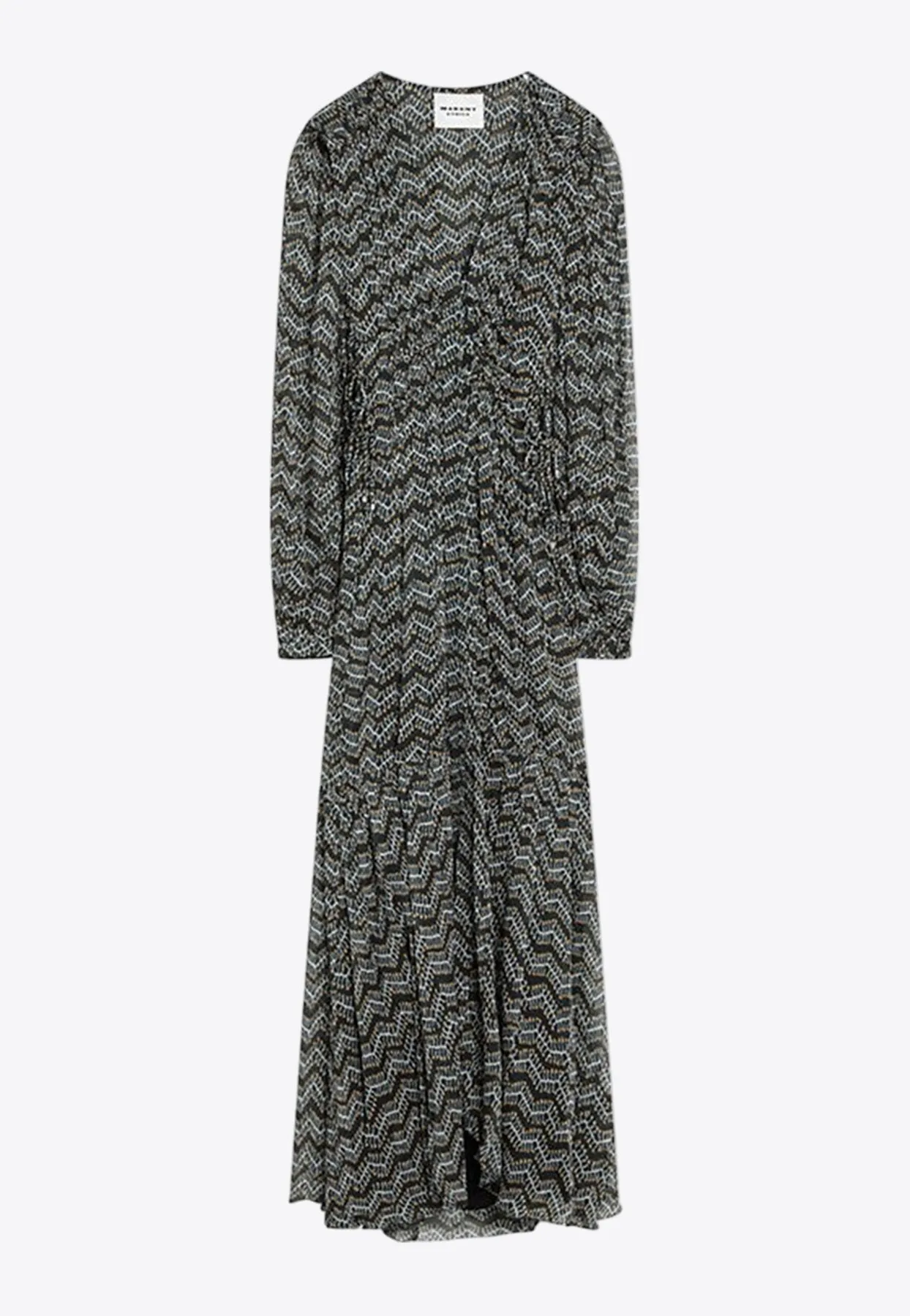 Printed Midi Dress