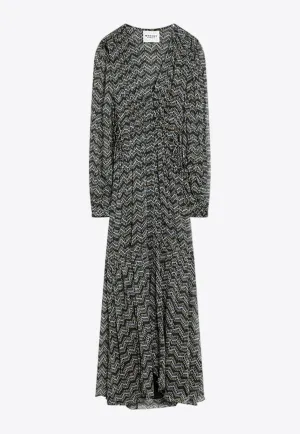Printed Midi Dress