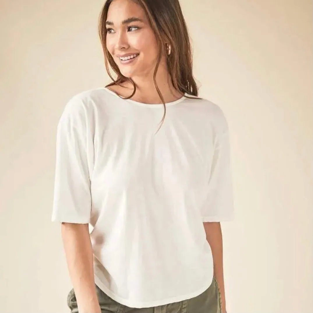 PROJECT SOCIAL T Entice Twist Back Tee