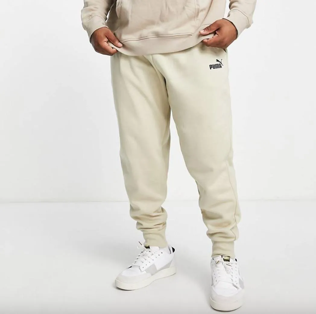 Puma Mens Putty Green Small Logo Trackies Size Medium (New)