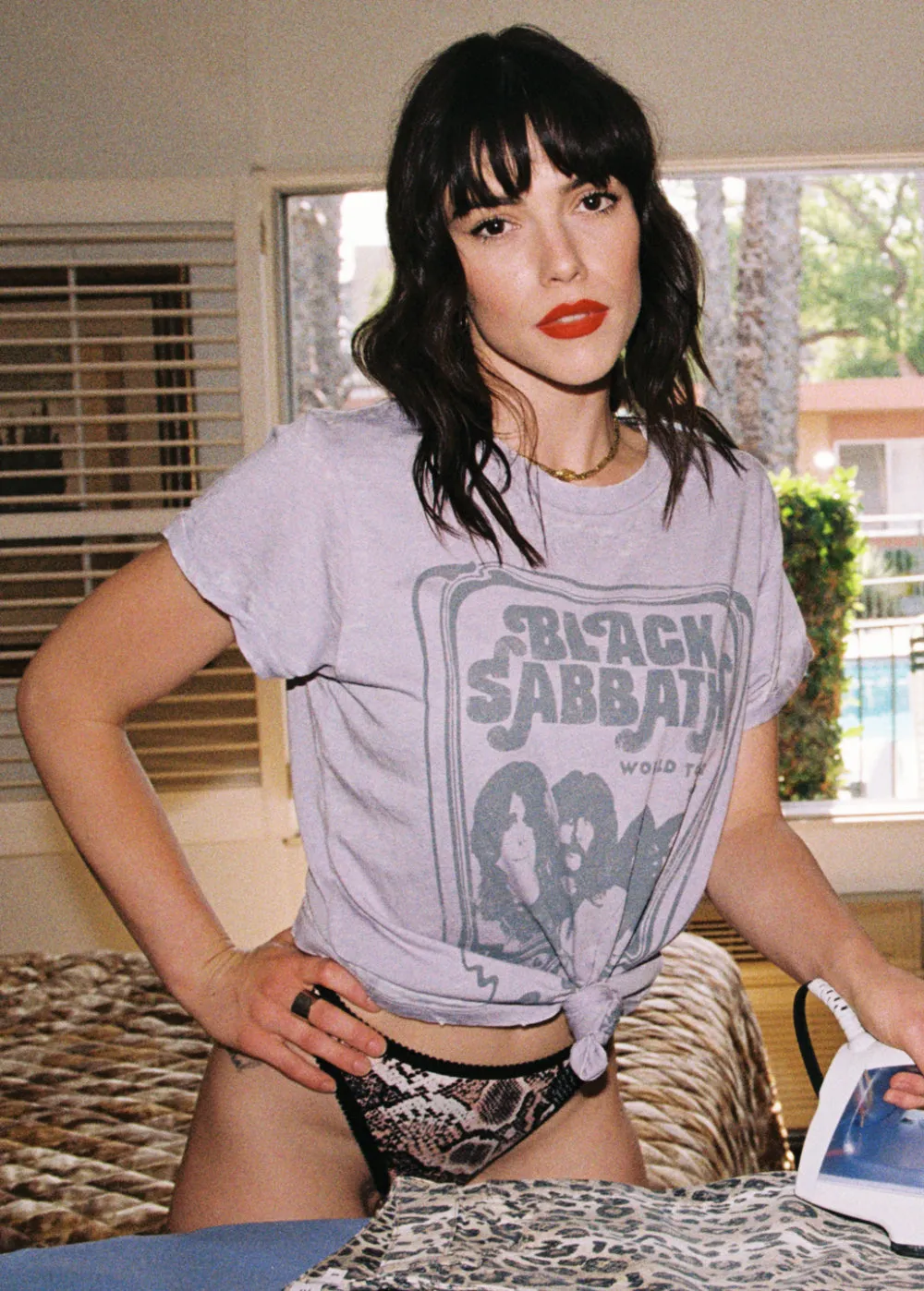 Purple Black Sabbath Band Shirt