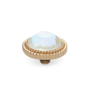 Qudo Fabero 10mm Gold Topper - Light Grey Delite