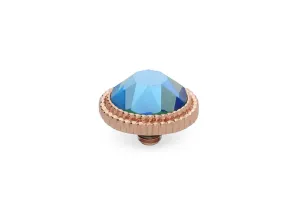 Qudo Fabero 10mm Rose Gold Topper - Erinite Shimmer