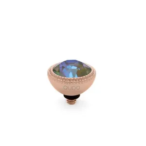 Qudo Fabero 11mm Rose Gold Topper - Army Green Delite