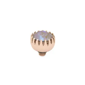 Qudo London 8mm Rose Gold Topper - Dusty Pink Delite