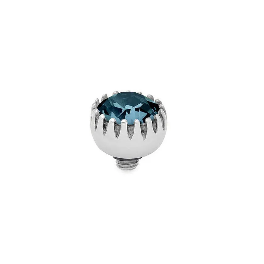 Qudo London 8mm Silver Topper - Montana