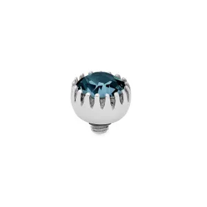 Qudo London 8mm Silver Topper - Montana