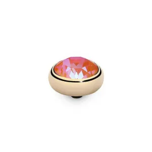 Qudo Sesto 10mm Gold Topper - Orange Glow Delite