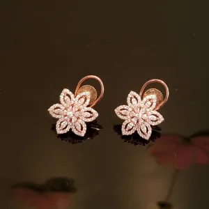 Reserved For Shravani Cz Tops With Rose Gold Plating