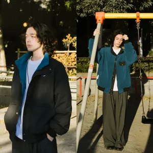 Reversible Cotton Fleece Jacket