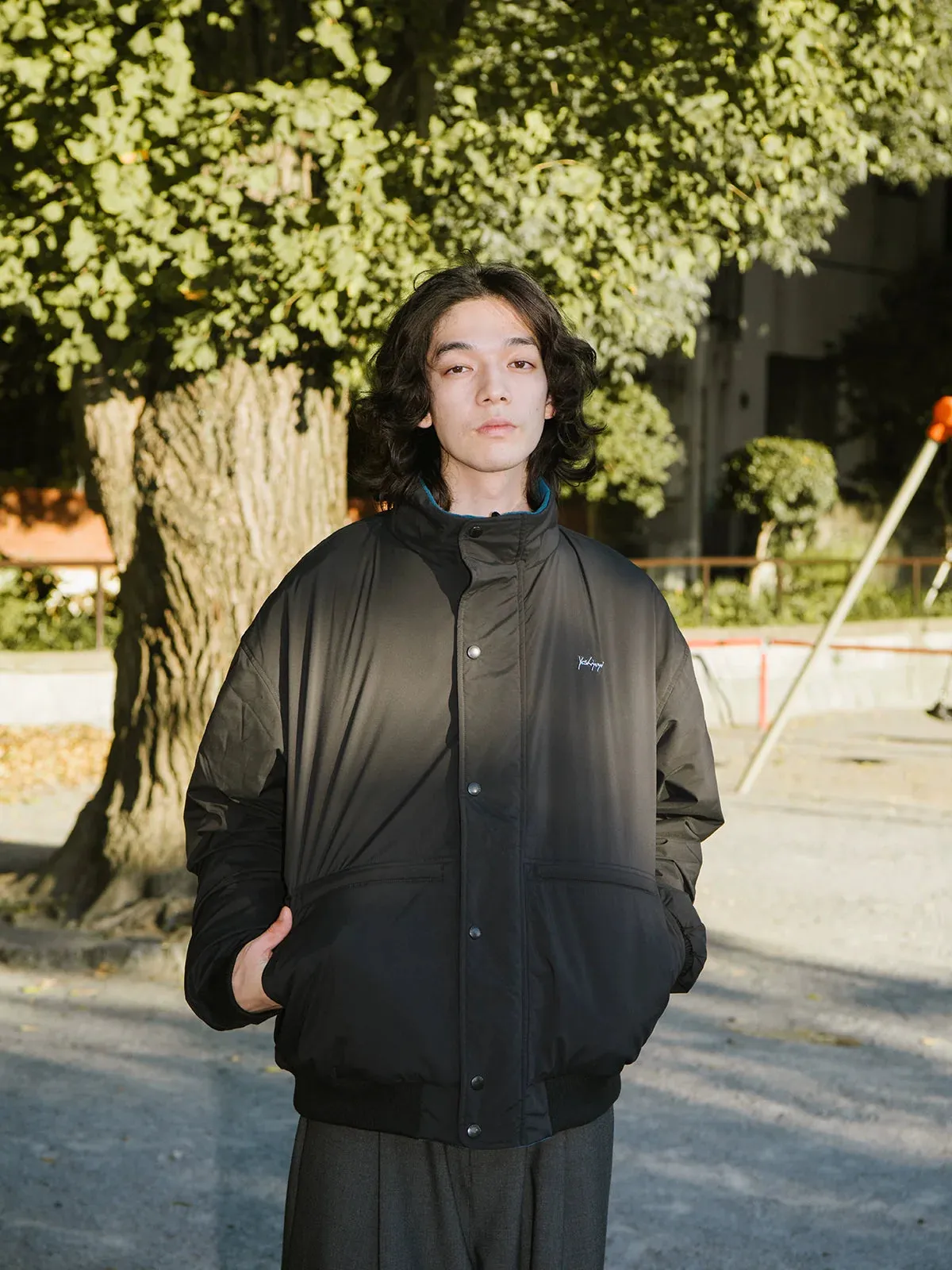 Reversible Cotton Fleece Jacket