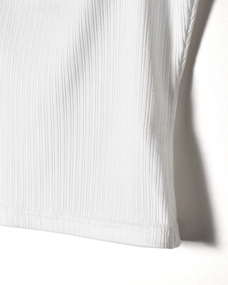 ribbon camisole tops - WHITE