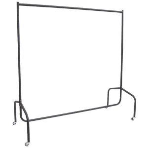 Rootz Clothes Rack - Garment Rack - Clothing Organizer - 360° Wheels - Holds Up to 140kg - L120 x W60 x H170 cm - Metal Frame