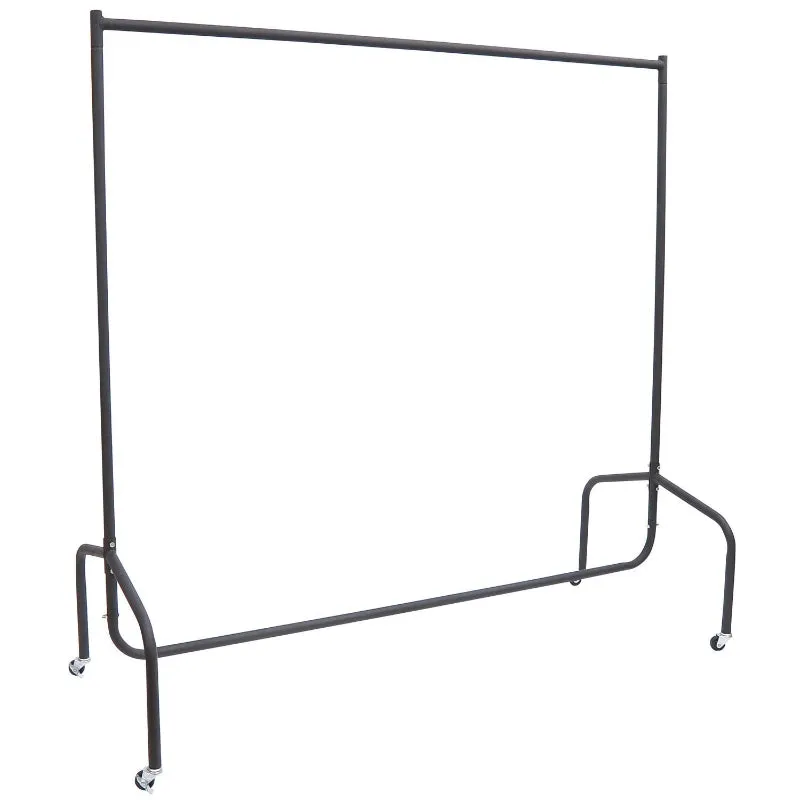 Rootz Clothes Rack - Garment Rack - Clothing Organizer - 360° Wheels - Holds Up to 140kg - L120 x W60 x H170 cm - Metal Frame