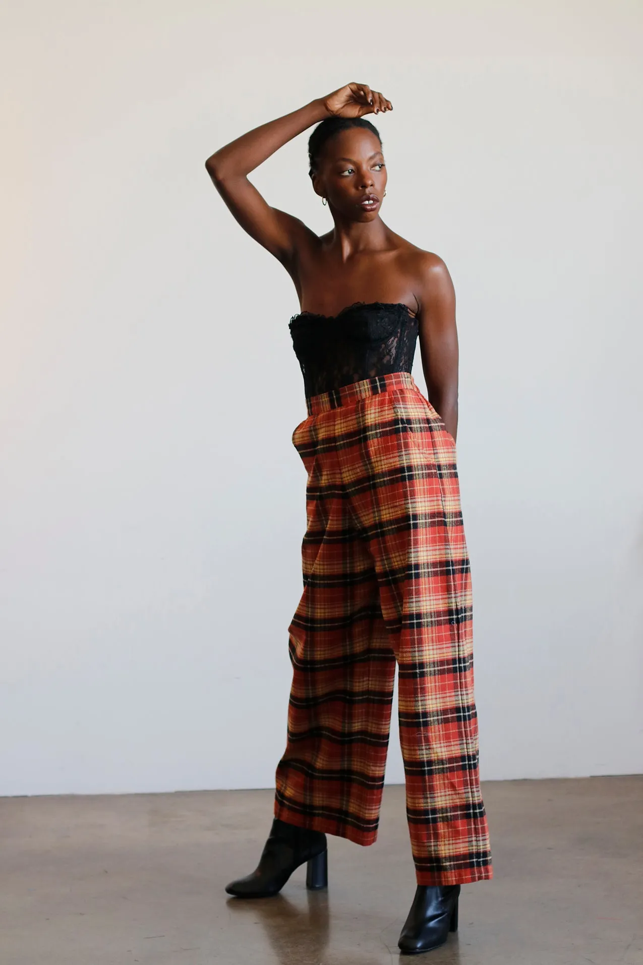 Sanur Plaid Flannel Pant