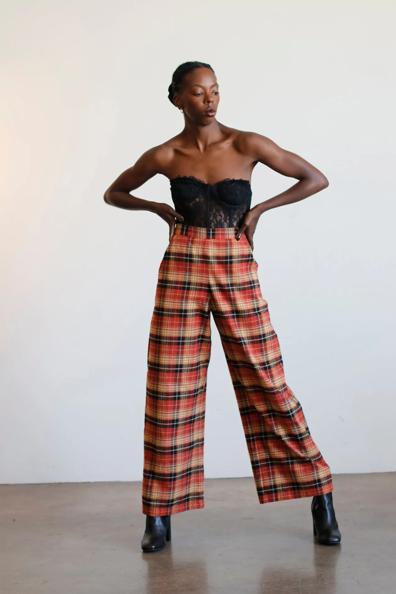 Sanur Plaid Flannel Pant