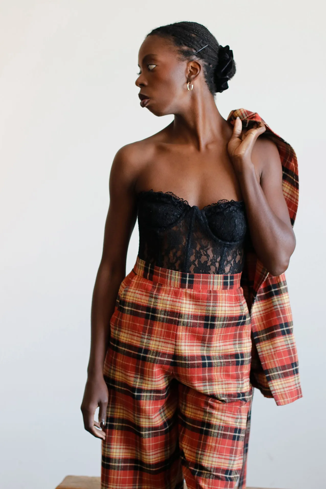 Sanur Plaid Flannel Pant