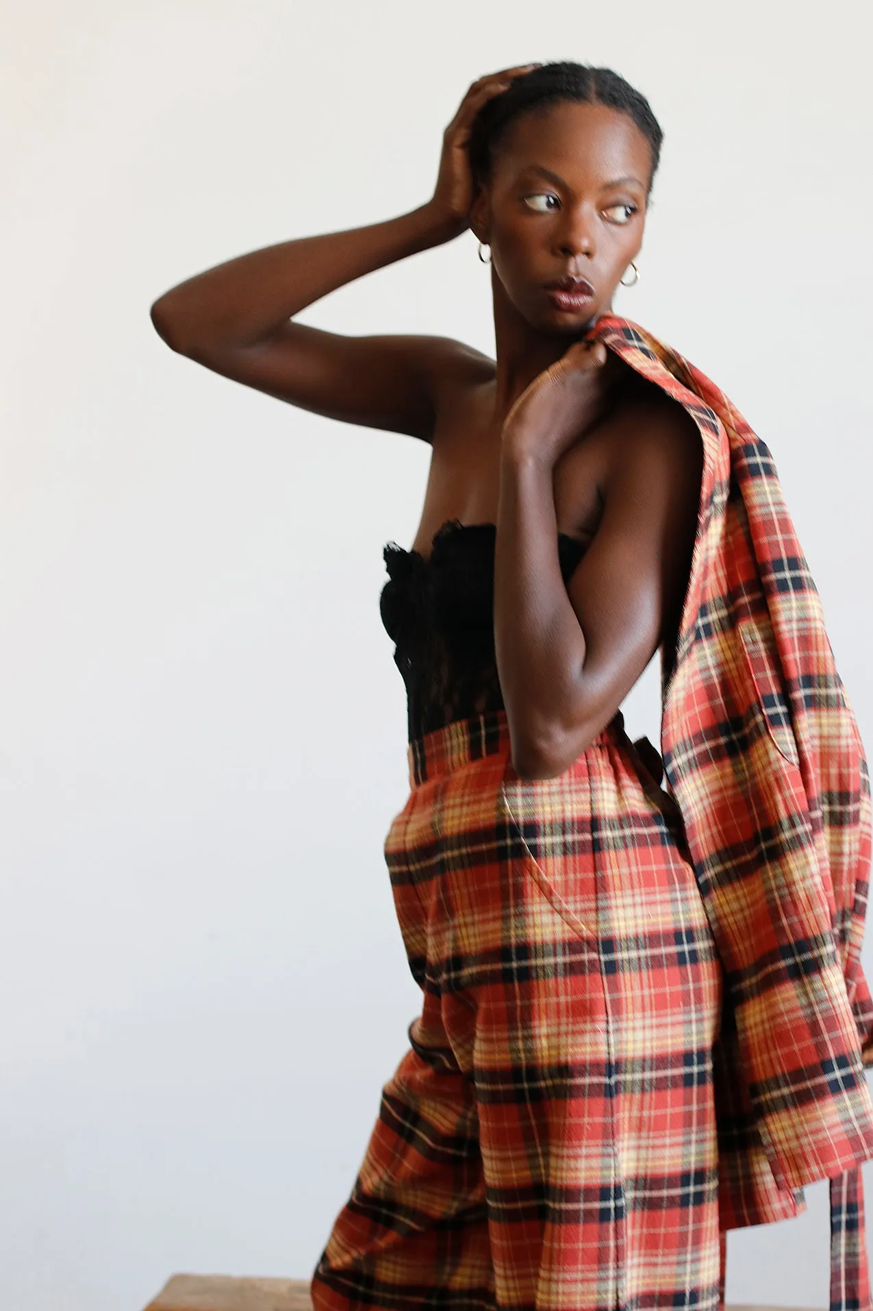 Sanur Plaid Flannel Pant