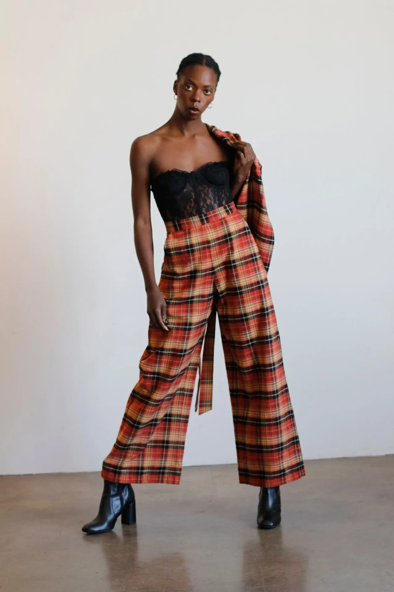 Sanur Plaid Flannel Pant