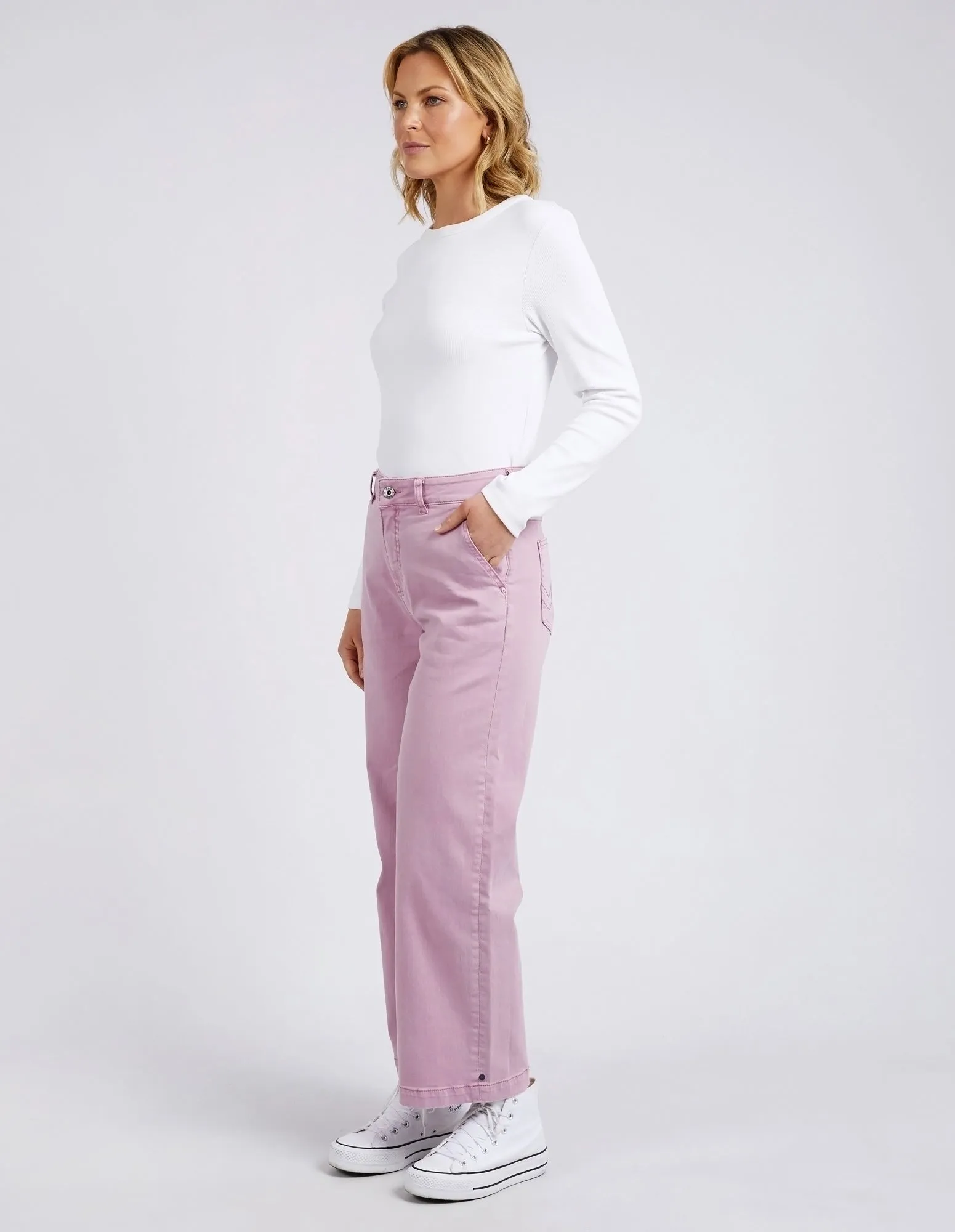 SCARLETT WIDE LEG PANT || PEONY