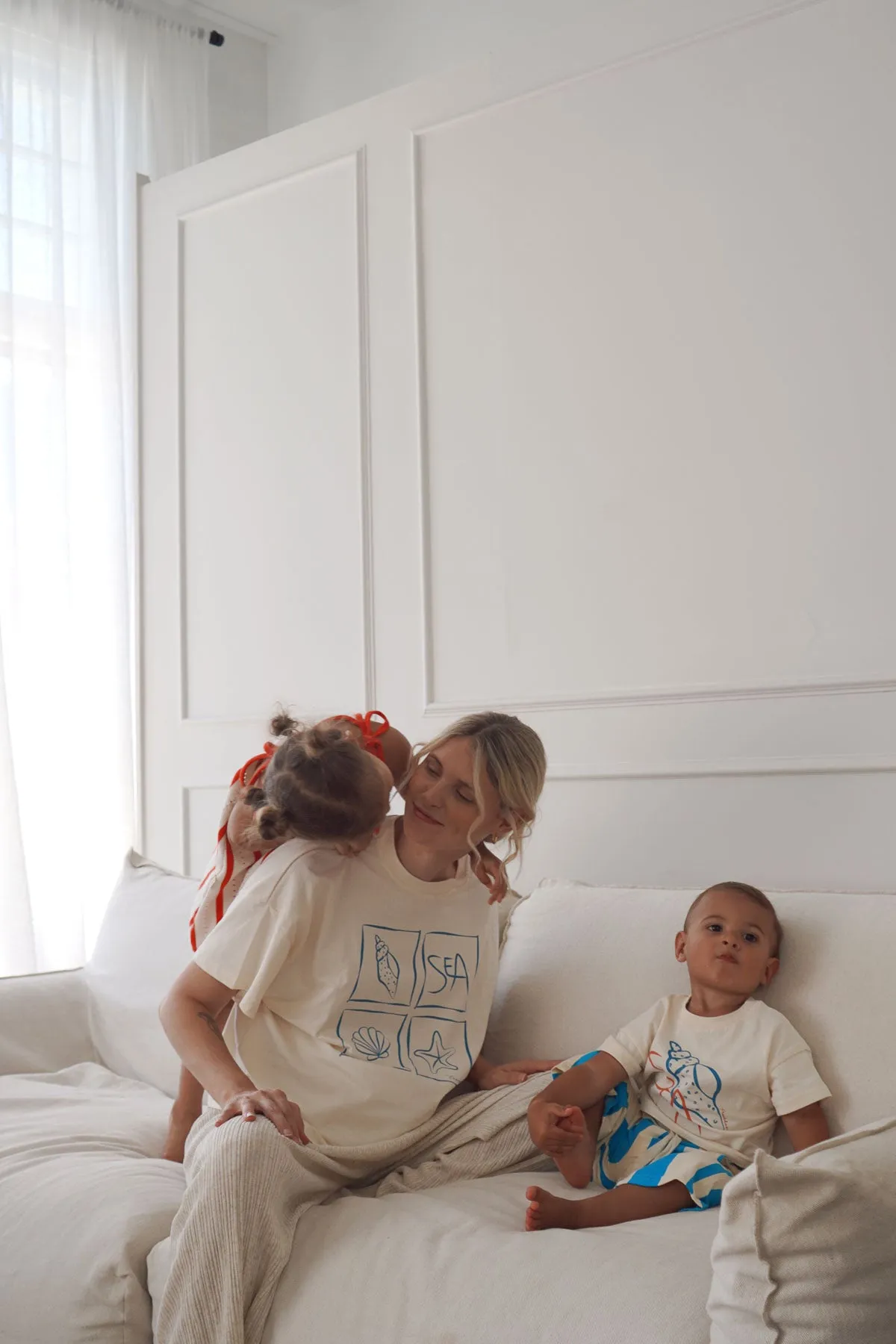 Sea Day Cotton Jersey Tee | Womens