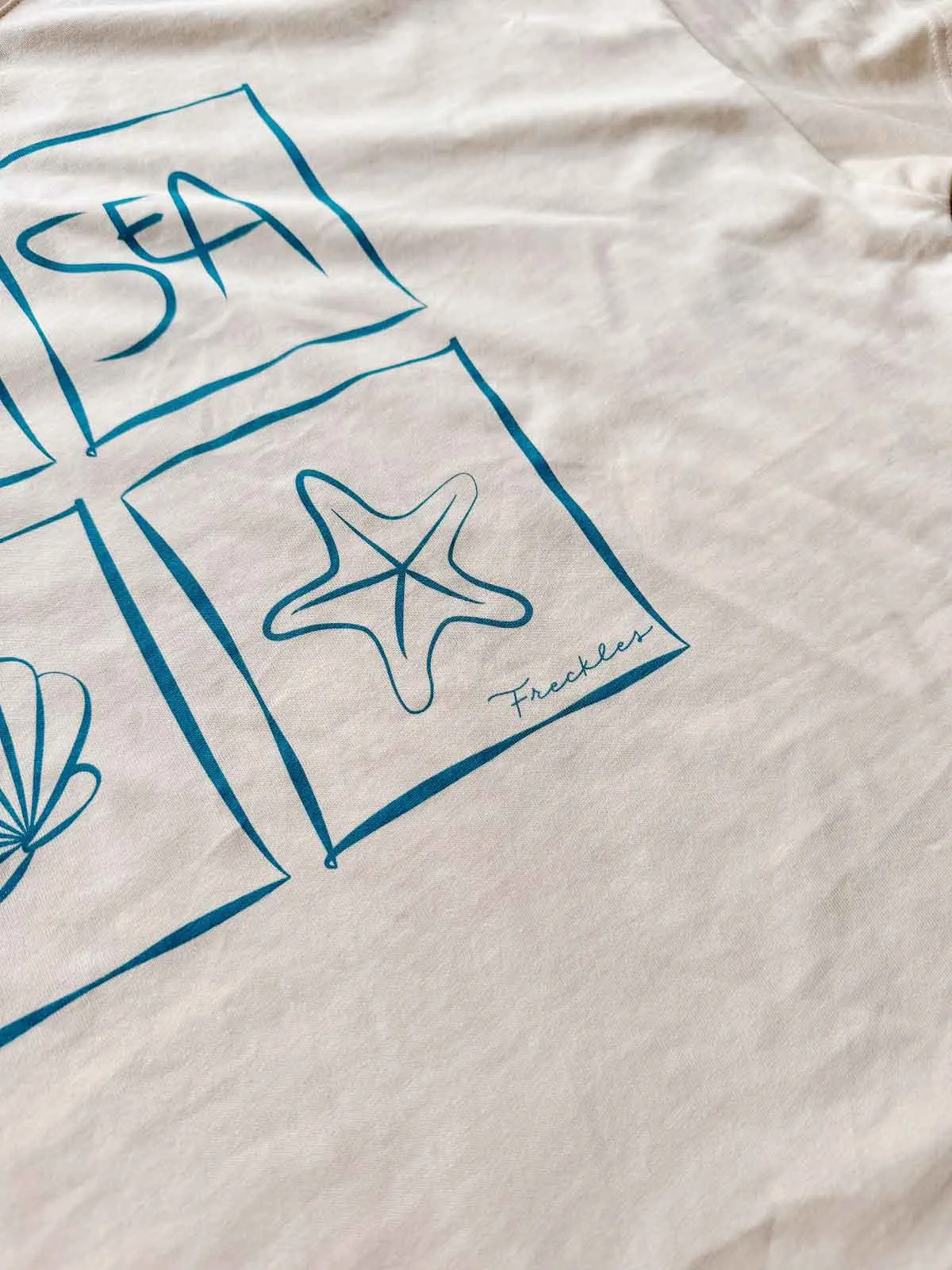 Sea Day Cotton Jersey Tee | Womens