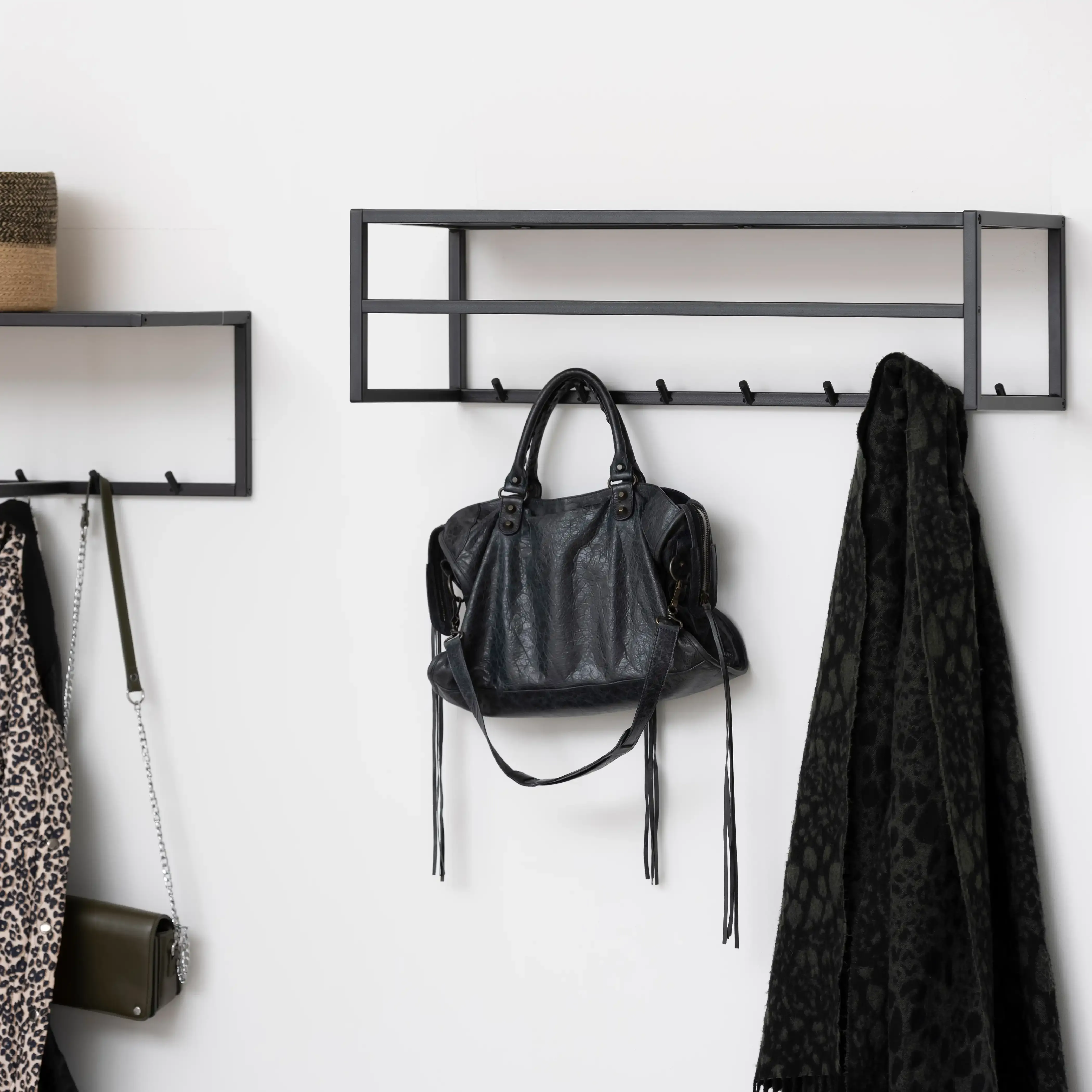 Seaford Metal Coat Rack | Black