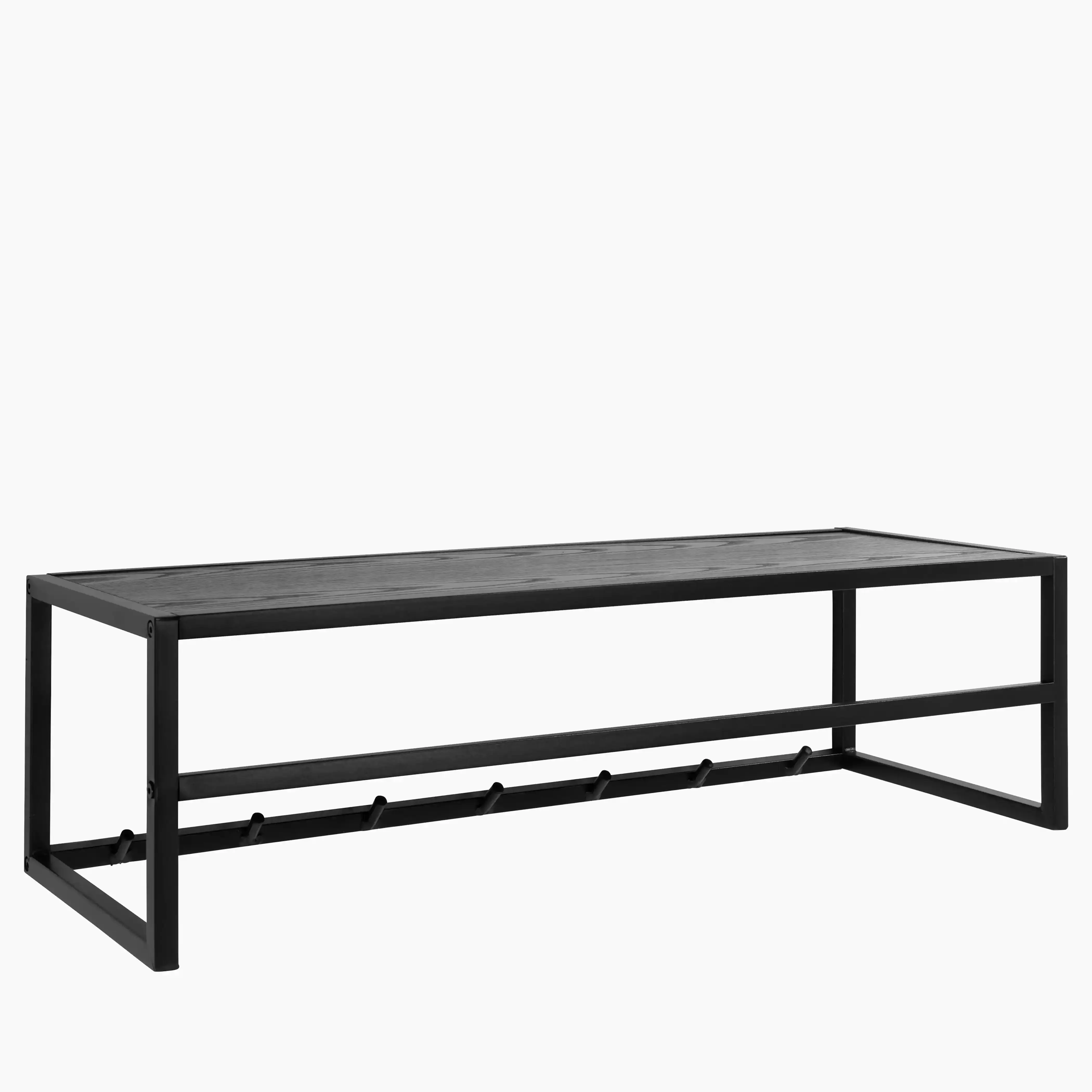 Seaford Metal Coat Rack | Black