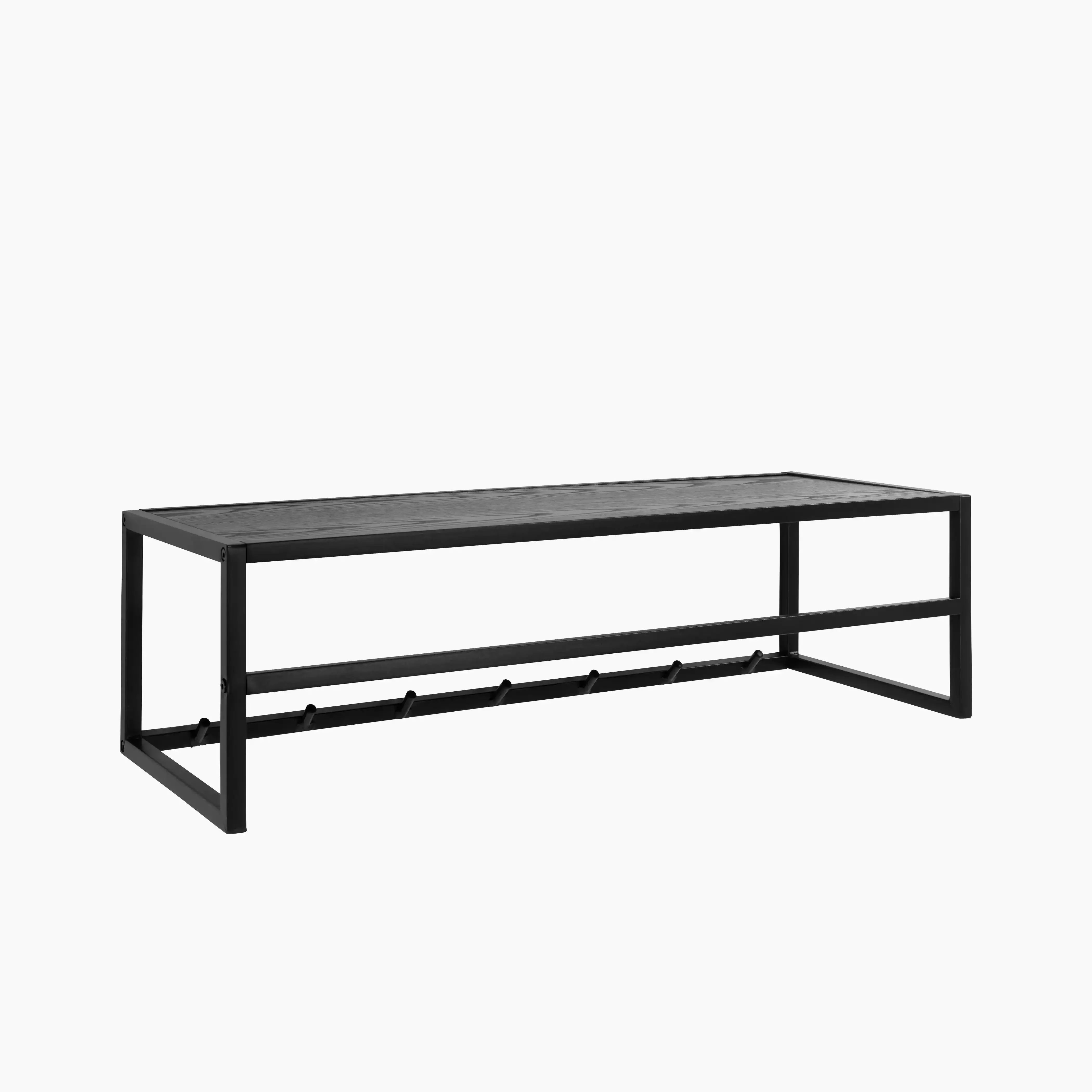 Seaford Metal Coat Rack | Black