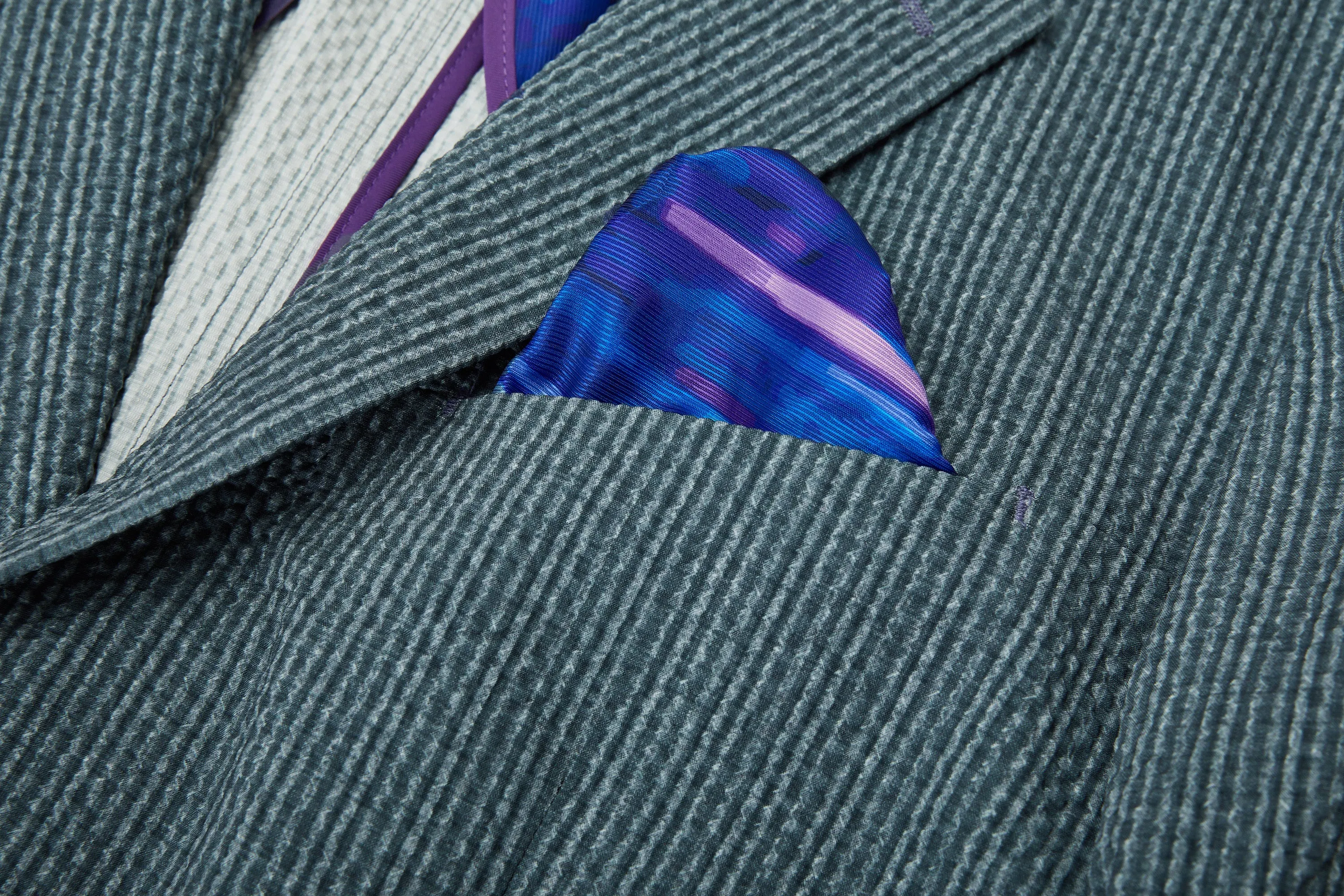 Seersucker Casual Blazer