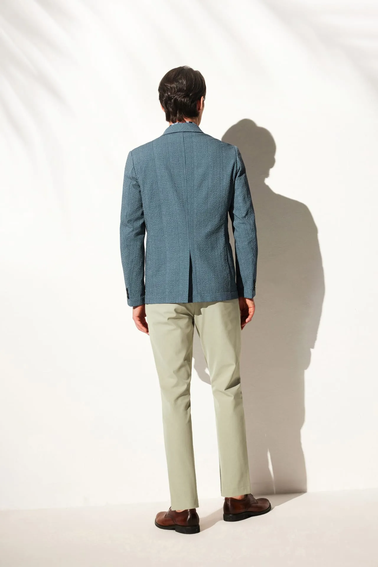 Seersucker Casual Blazer