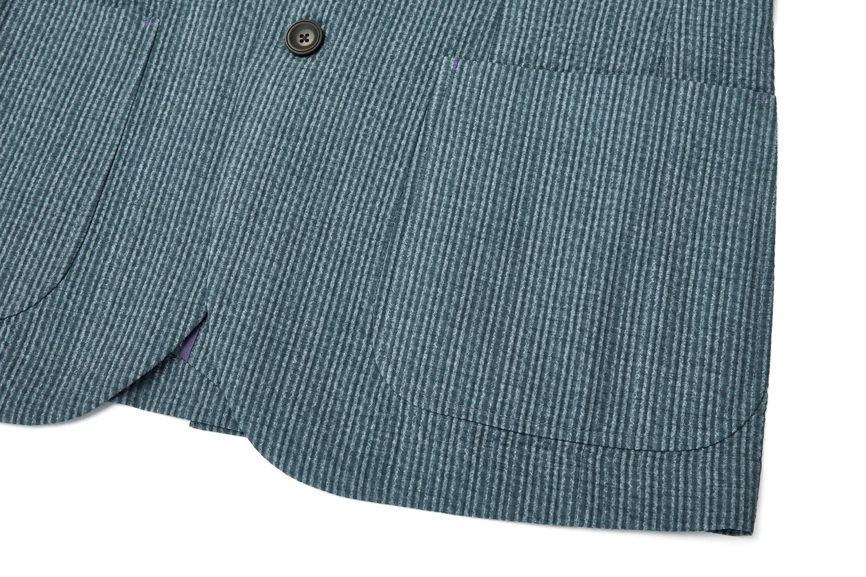 Seersucker Casual Blazer